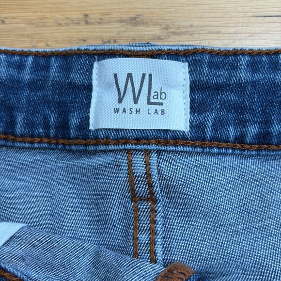 Wash Lab Jean Raw Hem Maxi Split Skirt. Size 31 - Picture 5 of 8